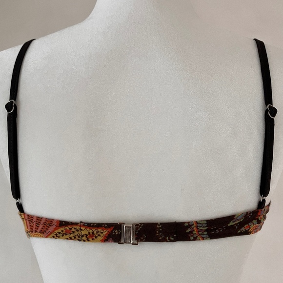 NEW SHAN BROWN FLORAL BIKINI - Picture 7 of 16